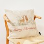 Housse de coussin Muaré Christmas Deer 50 x 50 cm