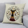 Housse de coussin Muaré Christmas Deer 50 x 50 cm