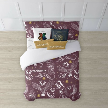 Housse de Couette Harry Potter Creatures 180 x 220 cm Lit 1 persone