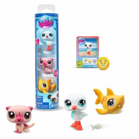 Set de Figuras Bandai Littlest Pet Shop 6 x 25 x 6 cm 3 Piezas