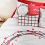 Housse de Couette Muaré Laponia 260 x 240 cm Lit king size