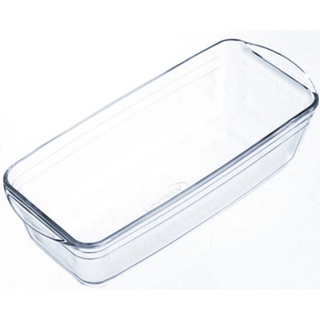 Plat de Four Ô Cuisine Rectangulaire Transparent verre Bore (29 x 12 x 8 cm)