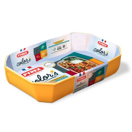 Plat à Gratin Pyrex Jaune (33 x 22 cm)