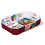 Plat à Gratin Pyrex Rouge (33 x 22 cm)