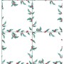 Mantel resinado antimanchas Muaré White Christmas 100 x 250 cm