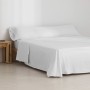 Juego de Sábanas Terracota Blanco Cama de 150 240 x 270 cm