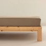 Sábana Bajera Ajustable Terracota Greige 90 x 200 cm