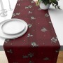 Chemin de Table Muaré terciopelo Red Christmas 1 Multicouleur 50 x 145 cm Noël