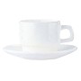 Tasse mug Arcoroc Restaurant Blanc verre 6 Unités (25 cl)