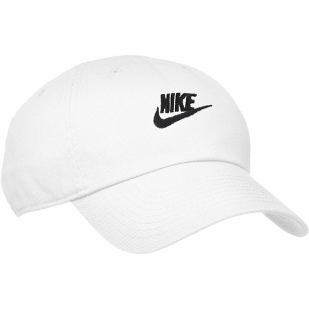 Casquette Homme HERITAGE86 FUTURA WASHED Nike 913011 100 Blanc Taille unique