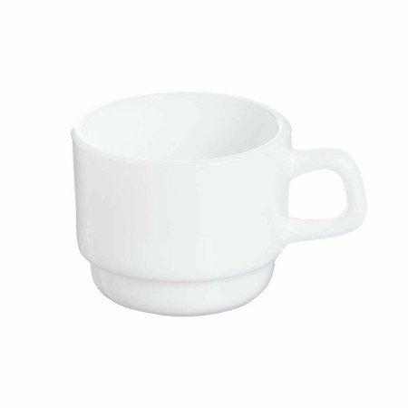 Ensemble de tasses à café Arcoroc Restaurant 12 Unités Blanc verre (8 cl)