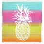 Serviette de plage Secaneta Fouta 170 x 170 cm Double Ananas