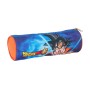 Estuche Escolar Cilíndrico Dragon Ball Azul Naranja 23 x 8 x 8 cm