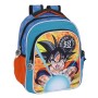 Mochila Escolar Dragon Ball Azul Naranja 26 x 31 x 12 cm