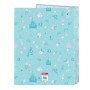 Carpeta de anillas Frozen Hello spring Azul A4 26.5 x 33 x 4 cm