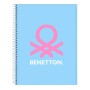 Carnet Benetton Spring Bleu ciel A4 120 Volets