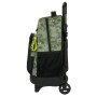 Mochila Escolar con Ruedas Kelme Travel Negro Verde 33 X 45 X 22 cm