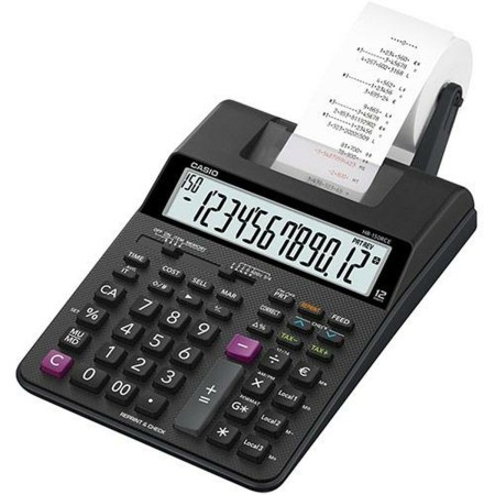 Calculatrice Casio HR-150RCE Noir Papier