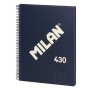 Libreta Milan 430 Azul A4 80 Hojas (3 Unidades)