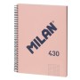 Libreta Milan 430 Rosa A4 80 Hojas (3 Unidades)