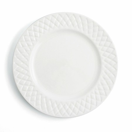 Assiette plate Bidasoa Optical Céramique Blanc (Ø 27 cm)