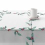 Mantel resinado antimanchas Muaré White Christmas 100 x 140 cm