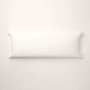 Funda de almohada Terracota Blanco 45 x 110 cm