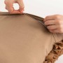 Coussin rembourré Ripshop Chindi Paper Beige 45 x 10 x 45 cm