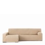 Funda para chaise longue de brazo largo izquierdo Eysa TROYA Beige 170 x 110 x 310 cm