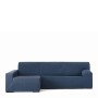 Housse pour chaise longue accoudoir long gauche Eysa TROYA Bleu 170 x 110 x 310 cm