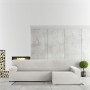 Funda para chaise longue de brazo largo derecho Eysa BRONX Blanco 170 x 110 x 310 cm