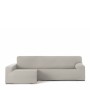 Housse pour chaise longue accoudoir long gauche Eysa BRONX Beige 170 x 110 x 310 cm