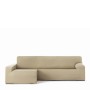 Funda para chaise longue de brazo largo izquierdo Eysa BRONX Beige 170 x 110 x 310 cm