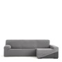 Funda para chaise longue de brazo largo derecho Eysa JAZ Gris 180 x 120 x 360 cm