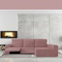 Housse pour chaise longue accoudoir long droit Eysa JAZ Rose 180 x 120 x 360 cm