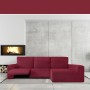 Housse pour chaise longue accoudoir long droit Eysa JAZ Bordeaux 180 x 120 x 360 cm