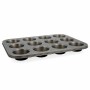 Plateau pour Four Bidasoa Tribeca Cupcake Noir Métal (36 x 17 x 3 cm)
