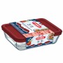 Ensemble de Boîtes à Lunch Pyrex Cook & Freeze Verre Rouge (3 pcs)