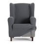Funda para sillón Eysa BRONX Gris oscuro 80 x 100 x 90 cm