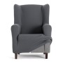 Housse de fauteuil Eysa BRONX Gris foncé 80 x 100 x 90 cm