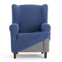 Housse de fauteuil Eysa JAZ Bleu 80 x 120 x 100 cm