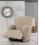 Housse de fauteuil Eysa TROYA Marron Clair 80 x 100 x 90 cm