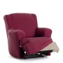 Housse de fauteuil Eysa BRONX Bordeaux 80 x 100 x 90 cm