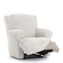 Funda para sillón Eysa JAZ Blanco 80 x 120 x 110 cm