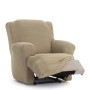 Housse de fauteuil Eysa JAZ Beige 80 x 120 x 110 cm