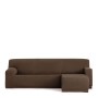 Housse pour chaise longue accoudoir long gauche Eysa TROYA Marron 170 x 110 x 310 cm