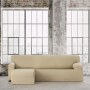 Housse pour chaise longue accoudoir long gauche Eysa BRONX Beige 110 x 110 x 310 cm