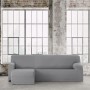 Housse pour chaise longue accoudoir long gauche Eysa BRONX Gris 110 x 110 x 310 cm