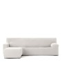 Funda para chaise longue de brazo corto izquierdo Eysa JAZ Blanco 120 x 120 x 360 cm