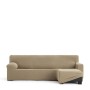 Housse pour chaise longue accoudoir court droit Eysa JAZ Beige 120 x 120 x 360 cm